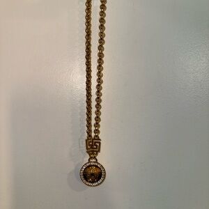 Versace Gold Medusa Pendant Necklace